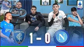 DISASTRO VERGOGNATEVI EMPOLINAPOLI 10  LIVE REACTION NAPOLETANI [upl. by Evans436]