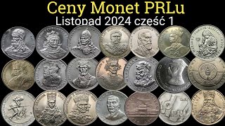 Ceny monet PRLu Listopad 2024 Okolicznościowe lata 1979  1989 Jadwiga bez znaku projektanta [upl. by Ikaz]