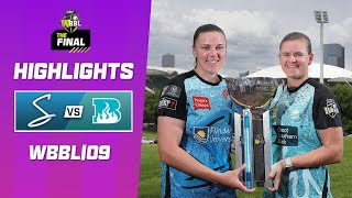 Adelaide Strikers v Brisbane Heat  Final  WBBL09 [upl. by Stinson]