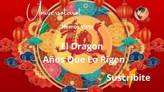 🧡El Dragon Horoscopo Chino🧡💤 Fechas Que la Rigen💦 [upl. by Ijies736]