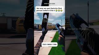 No way we got Fortnite first person before GTA 6 😭😭😭 fortnite fortnitecreative fortniteshorts [upl. by Perr]