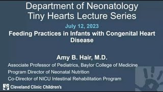 Feeding Practices in Infants With Congenital Heart Disease [upl. by Los655]