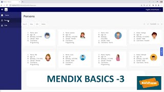 Mendix Basics  Chapter 3 Page Styling Navigation Nested [upl. by Niltyak]