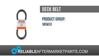 M126536 New John Deere Riding Mower Deck Belt LT133 LT150 LT155 LT160 LT1170 [upl. by Dorwin]