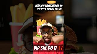 worker does 2019 TikTok trend ‼️trend worker funny tiktok 2019 shorts [upl. by Tadd]