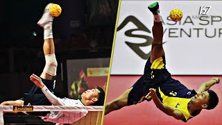 Sepak Takraw ● Insane Roll Spikes ● Spikes Mix  HD [upl. by Strephon]