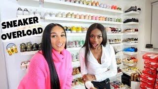 COME INTO MY SNEAKER CLOSET FEAT PATRICIA BRIGHT  SHERLINA NYM [upl. by Hamehseer541]