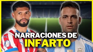 ASÍ NARRARON LOS GOLES DE PARAGUAY ANTE ARGENTINA EN SUDAMERICA  eliminatorias2026 [upl. by Royce]