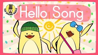 Hello Song for Kids  Greeting Song for Kids  The Singing Walrus [upl. by Gemma94]