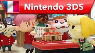 Animal Crossing Happy Home Designer  Les bâtiments publics Nintendo 3DS [upl. by Ecyob64]