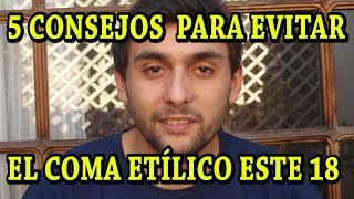 5 Consejos para evitar el coma etílico este 18  Dejen Algo [upl. by Kopp416]