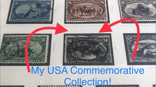 My USA Commemorative Stamp Collection Zeppelins as Well [upl. by Sewoll]