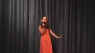 Amanda age 10 jridol winner singing at talent show [upl. by Aynekat]