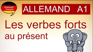 🇩🇪 Les verbes forts en allemand  apprendreallemand [upl. by Acinnor]