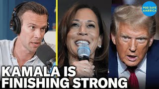 Kamala Harris Finishes 2024 Campaign Strong While Donald Trump Rambles Weirdly to Close [upl. by Nerrot]