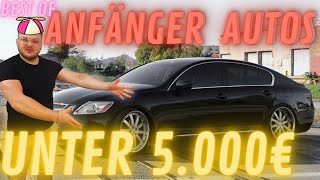 Die BESTEN Anfängerautos für unter 5000 €  Best of G Performance [upl. by Leuqar173]