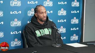 Kawhi Leonard On Why He Was Benched Late In The Clippers 106103 Loss To The Lakers HoopJab NBA [upl. by Lalat]