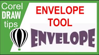 Using the envelope tool in CorelDraw [upl. by Ytima]