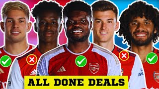 ALL ARSENAL DONE DEALS  PART ONE [upl. by Ennaylime573]