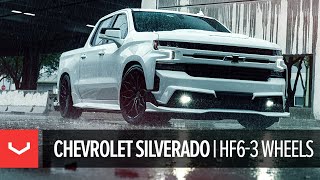 Chevrolet Silverado  Hybrid Forged HF63 Wheels Lowered [upl. by Ahsinelg693]