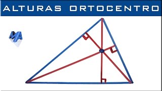 Mediatrices y circuncentro de un triángulo obtusángulo [upl. by Nyltyak154]