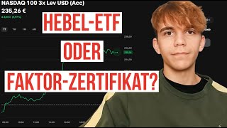 HebelETF oder Faktorzertifikat [upl. by Herahab]