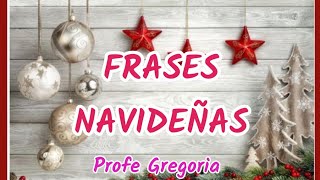 hermosas frases con mensajes navideños [upl. by Enenstein]