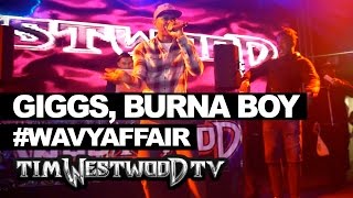 Giggs amp Burna Boy shut down WavyAffair at UH  Westwood [upl. by Eniak]