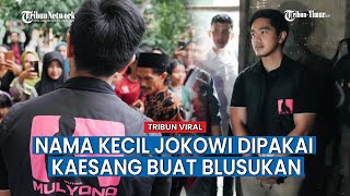 Identitas Asli Nama Mulyono Diungkap Kaesang Saat Blusukan [upl. by Ramo]