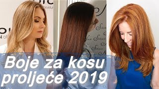 Top 20 🎉 moderne boje za kosu proljeće 2019 [upl. by Yelahs]