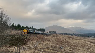 37403 departing Upper Tyndrum [upl. by Landan]