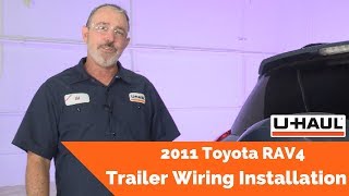 2011 Toyota RAV4 Trailer Wiring Installation [upl. by Poppas]