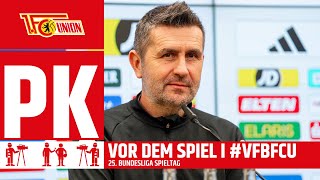 quotWir glauben an unsere Chancenquot  Pressekonferenz vor Stuttgart  1 FC Union Berlin [upl. by Michael]