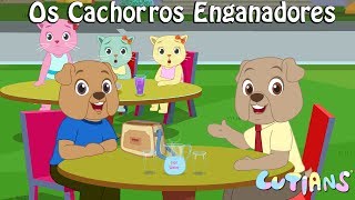 Três Bons Gatinhos versus Os Cachorros Enganadores Three Good Kittens  Cutians  ChuChu TV [upl. by Mariam]