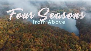 Cinematic Hiking Vlog  Four Seasons from Above  Drone Footages of Harriman State Park New York [upl. by Ecienaj]