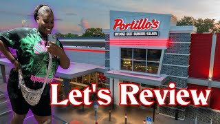 WE TRIED PORTILLO’S FOR THE FIRST TIME Let’s review it  foodreview portillos [upl. by Ivory]