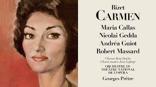 Bizet Carmen  Callas Gedda Salle Wagram Paris 1964 Subtitles [upl. by Attela773]