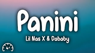 Lil Nas X  Panini Lyrics ft DaBaby [upl. by Zohara]