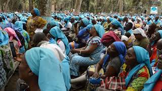 Archiconfrérie saint Michel Chapelets au sanctuaire de Goma TSE TSE avec lArchevêque de BZV [upl. by Sadnak]