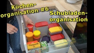 Küchen Organisations Tour 6  Schubladenorganisation  Aufbewahrung Trockenvorräte trockvorräte [upl. by Philip53]