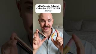 🎁 MCoBeauty Advent Calendar Swatches 💄 Part 2 adventcalendar [upl. by Jeritah]