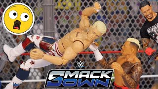 WWE Figure SET UP SmackDown REVIEW [upl. by Alamac531]