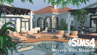 Kendall Jenners Home Inspired Beverly Hills Luxurious Mansion  Speed Build  The Sims 4 NoCC [upl. by Claudianus]