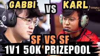 GABBI VS KARL  50K PRIZEPOOL 1V1 SF NG KUKUYS [upl. by Lemahs534]