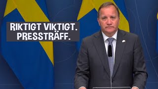 Stefan Löfven har nåt viktigt att säga [upl. by Llehcar]