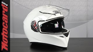 AGV K3 SV Pinlock análisis del casco en Motocardcom [upl. by Octavius]