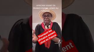 je ne comprends pas lobstination des africains à vivre en France [upl. by Fiona]