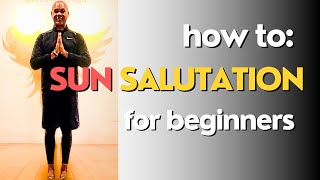 Guided Sun Salutation A for Beginners  Surya Namaskar [upl. by Roy155]