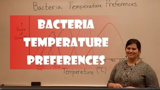 Bacteria Temperature Preferences [upl. by Anetsirk]