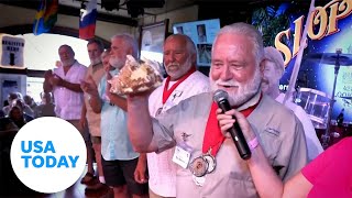 Hemingway lookalikes gather for Key Wests annual festival  USA TODAY [upl. by Yssak640]